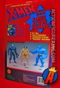 Colorful graphics adorn this X-Men Deluxe 10-inch Beast action figure from Toybiz.