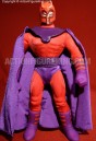 Reminiscent of Mego, is this Famous Cover Series 8 inch Magneto action figure with removable cloth outfit.