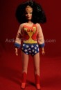 Mego&#039;s eight inch Wonder Woman action figure was first released in 1974.