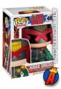 A packaged sample of this Funko Pop! Heroes Judge Dredd figure.