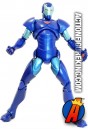 Blue Stealth variant Extremis Iron-Man figure from Marvel Legends series.