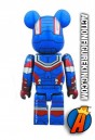 Rear view of this Medicom Bearbrick Iron Patriot action figure from Marvel&#039;s Iron Man 3.