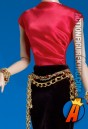 A detailed view of this Diana Prince fashion outfit from Tonner.