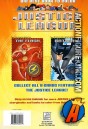Rear artwork with collector cards from the back of this Justice League animated-style activity book.