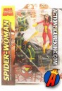 A packaged sample of this Marvel Select Spider-Woman action figure from Diamond Select Toys.