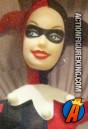 A detailed view of this Barbie Famous Friends Harley Quinn figure.