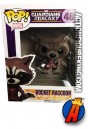 Funko Pop! Marvel Flocked ROCKET RACCOON bobblehead figure.