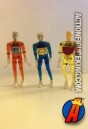 Three different colored Time Traveler figures from MEGO