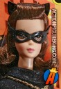 Detailed view of this Barbie as Catwoman fashion figure.
