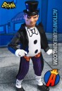 Just like its Mego predecessor, the Retro-Action Penguin action figure has a one-piece silkscreened bodysuit.