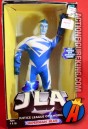 A pacakaged sample of this Justice League of America 9-inch Superman Blue figure.