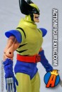Marvel Movie Mutations Mego-style Classic Wolverine action figure with fabric uniform from Toybiz.