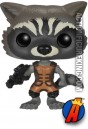 Funko Pop! Marvel Guardians of the Galaxy Rocket Raccoon vinyl figure.