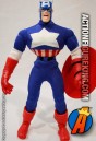 Marvel Famous Cover Series fully articulated Captain America action figure with removable cloth outfit.