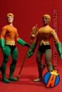 Mattel Retro-Action Aquaman compared to 1970s Mego Aquaman.