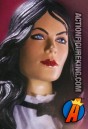 Detailed view of this sixth scale Zatanna head sculpt from DC Direct.
