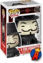 A packaged sample of this Funko Pop! Movies V for Vendetta vinyl figure.
