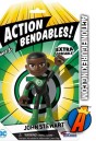 NJ CROCE DC COMICS ACTION BENDABLES 4-INCH SCALE JOHN STEWART GREEN LANTERN FIGURE