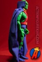 Sideview of this Hasbro 9-inch DC Super-Heroes Martian Manhunter figure with authentic cloth outfit.