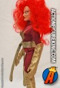 Marvel Famous Cover Series fully articualted 8 inch Dark Phoenix figure with farbic uniform.