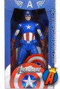 A packaged sample of this 18-inch Avengers Captain America action figure from Neca.