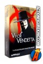 A packaged version of this 13 inch DC Direct V for Vendetta action figure with authentic fabric outfit.