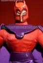 Standing taller than a Mego figure is this Famous Cover 8 inch Magneto with removable cloth outfit from Toybiz.