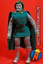 Fully articulated custom Mego 8-inch Dr. Doom action figure with cloth uniform.