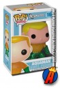 A packaged sample of this Funko Pop Heroes 6-inch Aquaman figure.