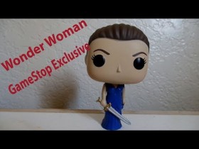 Wonder Woman 2017 GameStop Exclusive Blue Dress Funko Pop