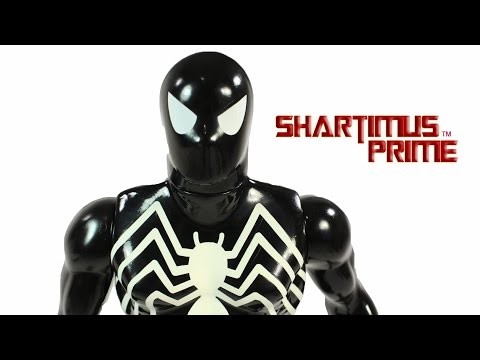 Secret Wars Spider Man Black Suit Jumbo 12 Inch Retro Gentle Giant Toy Action Figure Review