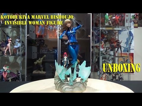 Kotobukiya Marvel Invisible Woman Figure Bishoujo Unboxing