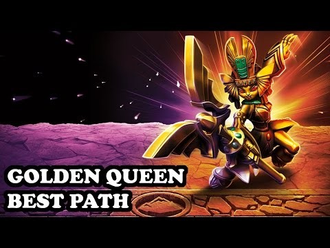 Skylanders Imaginators - Golden Queen - Ancient History Path - BEST PATH - GAMEPLAY