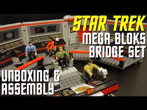 Unboxing &amp; Assembly - Mega Bloks Star Trek Bridge Set