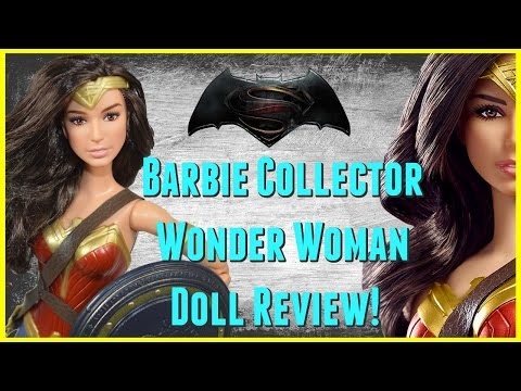 Doll Review &amp; Unboxing: Barbie Collector Batman V Superman Dawn of Justice Wonder Woman
