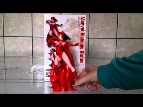 Unboxing - Scarlet Witch Bishoujo Marvel Kotobukiya Scale 1/10 PT-BR