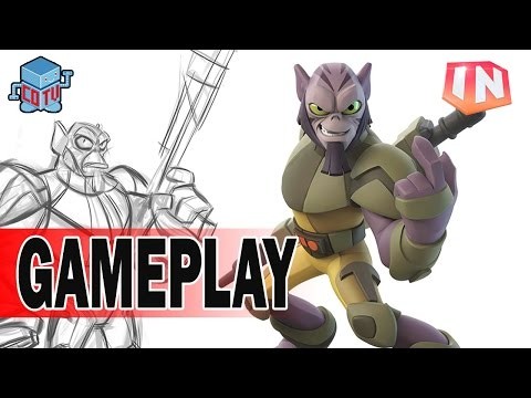 Disney Infinity 3 Zeb Orrelios Gameplay Max Level