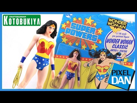 Super Powers Wonder Woman Kotobukiya ArtFX+ 1/10 Scale Statue Video Review