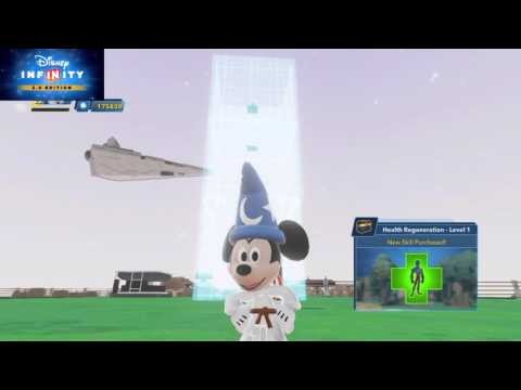 Disney Infinity 3.0: Crystal Sorcerers Apprentice Mickey Gameplay
