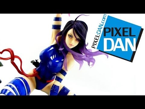 Kotobukiya SDCC 2014 Exclusive Marvel Bishoujo Psylocke Statue Video Review