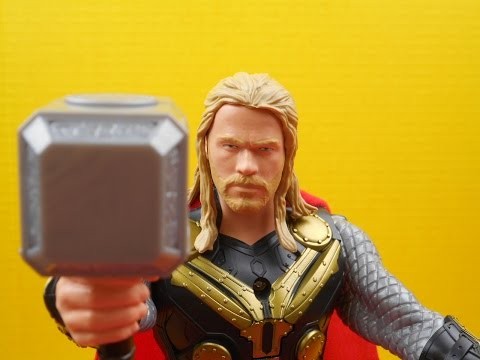 2015 HASBRO'S MARVEL AGE OF ULTRON THOR TITAN HERO TECH VIDEO REVIEW