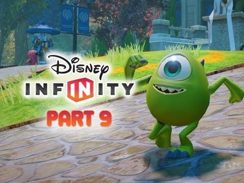 Disney Infinity Gameplay Walkthrough Part 9 - MIKE Monsters University Play Set World