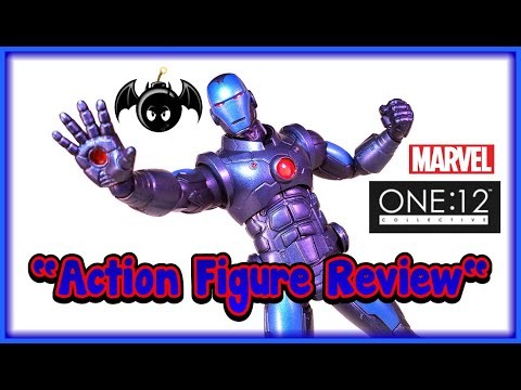 Mezco Toyz One:12 Collective Previews Exclusive Stealth Iron Man action figure review.