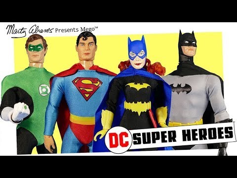 MEGO DC Super Heroes Superman Batman Batgirl and Green Lantern 14-inch Action Figure Review