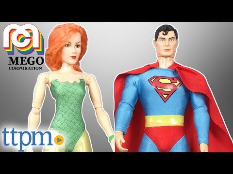 Mego Superman and Poison Ivy Classic 14-Inch Action Figures from Mego
