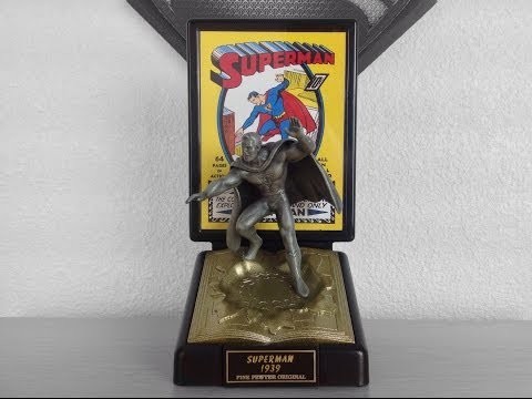 Golden Age Superman Ltd Edition Pewter Figurine Review