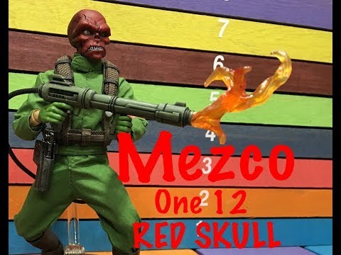 Mezco One:12 Collective RED SKULL action figure toy review