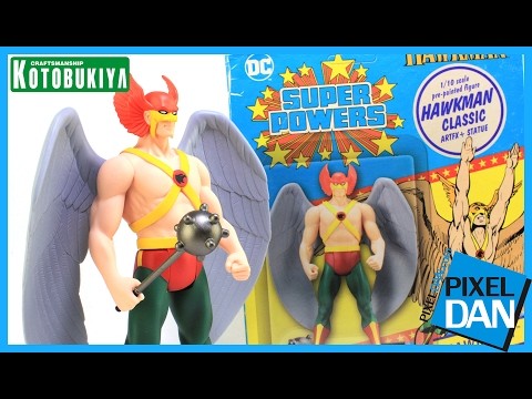 Super Powers Hawkman Kotobukiya ArtFX+ 1/10 Scale Statue Video Review