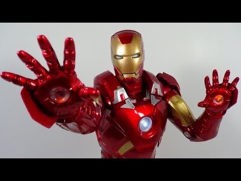 NECA 1/4 Scale Iron Man Mark 7 The Avengers 18 Inch Movie Figure Review
