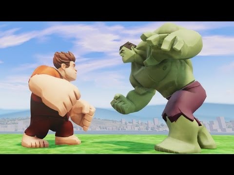 WRECK-IT RALPH VS HULK - EPIC FIGHT - Disney Infinity 2.0